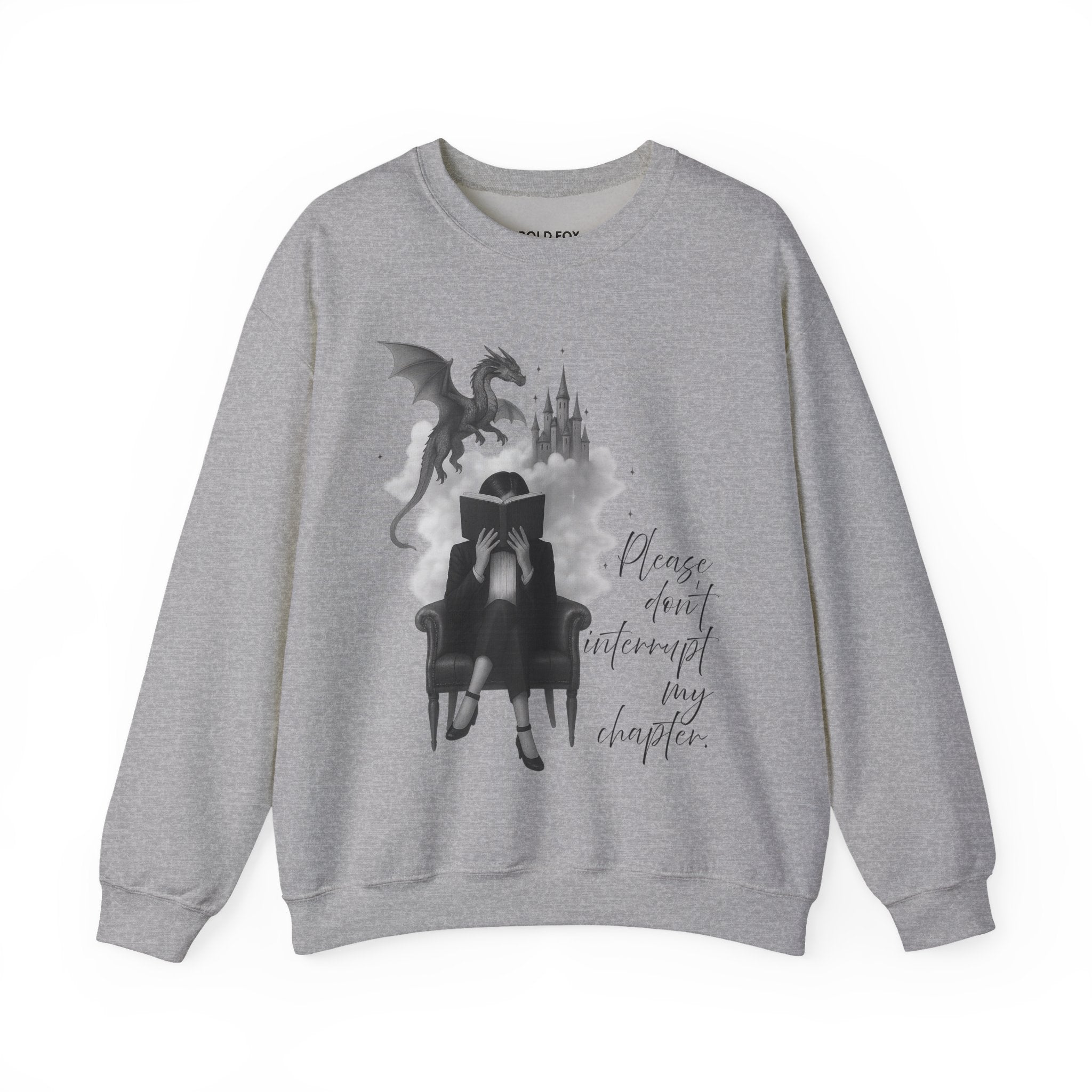 "Please don`t interrupt my chapter" (2) (US) Crewneck Sweatshirt