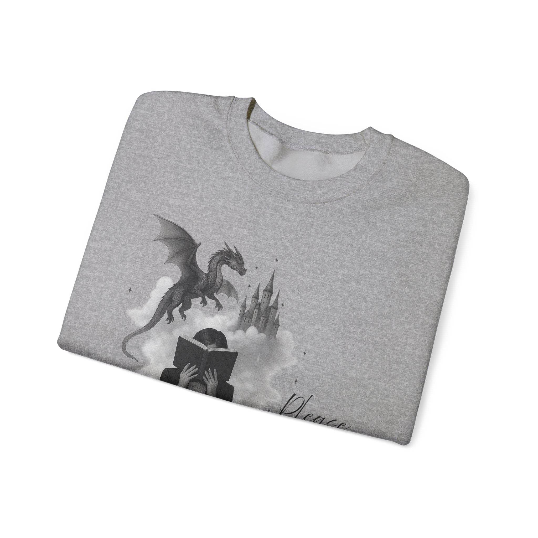 "Please don`t interrupt my chapter" (2) (EU) Crewneck Sweatshirt