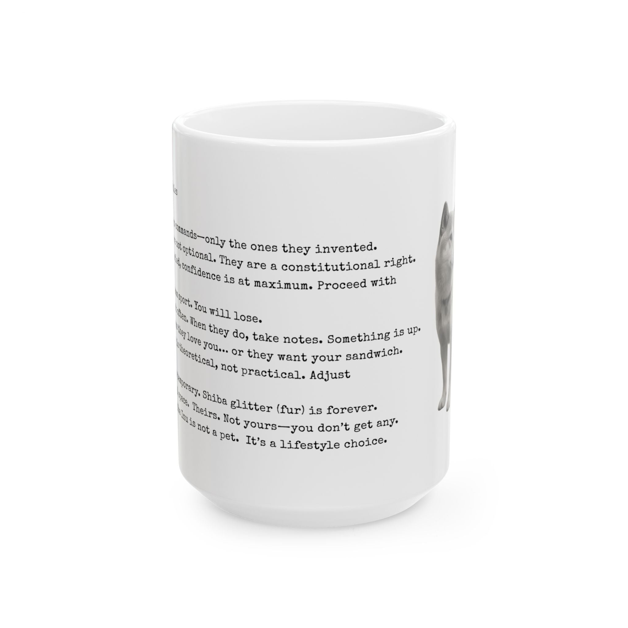 Shiba Inu Owner Rules_1 - Mug (11oz & 15oz)
