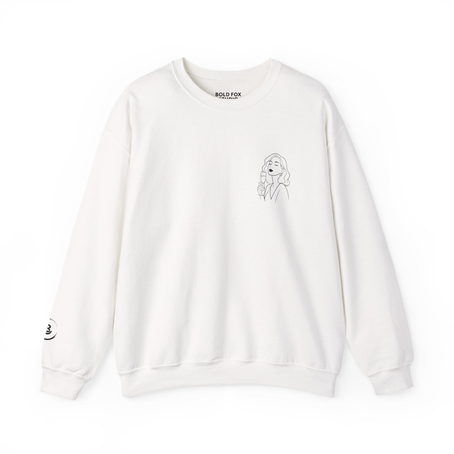 Champagne: because reality tastes better with bubbles. Sweatshirt