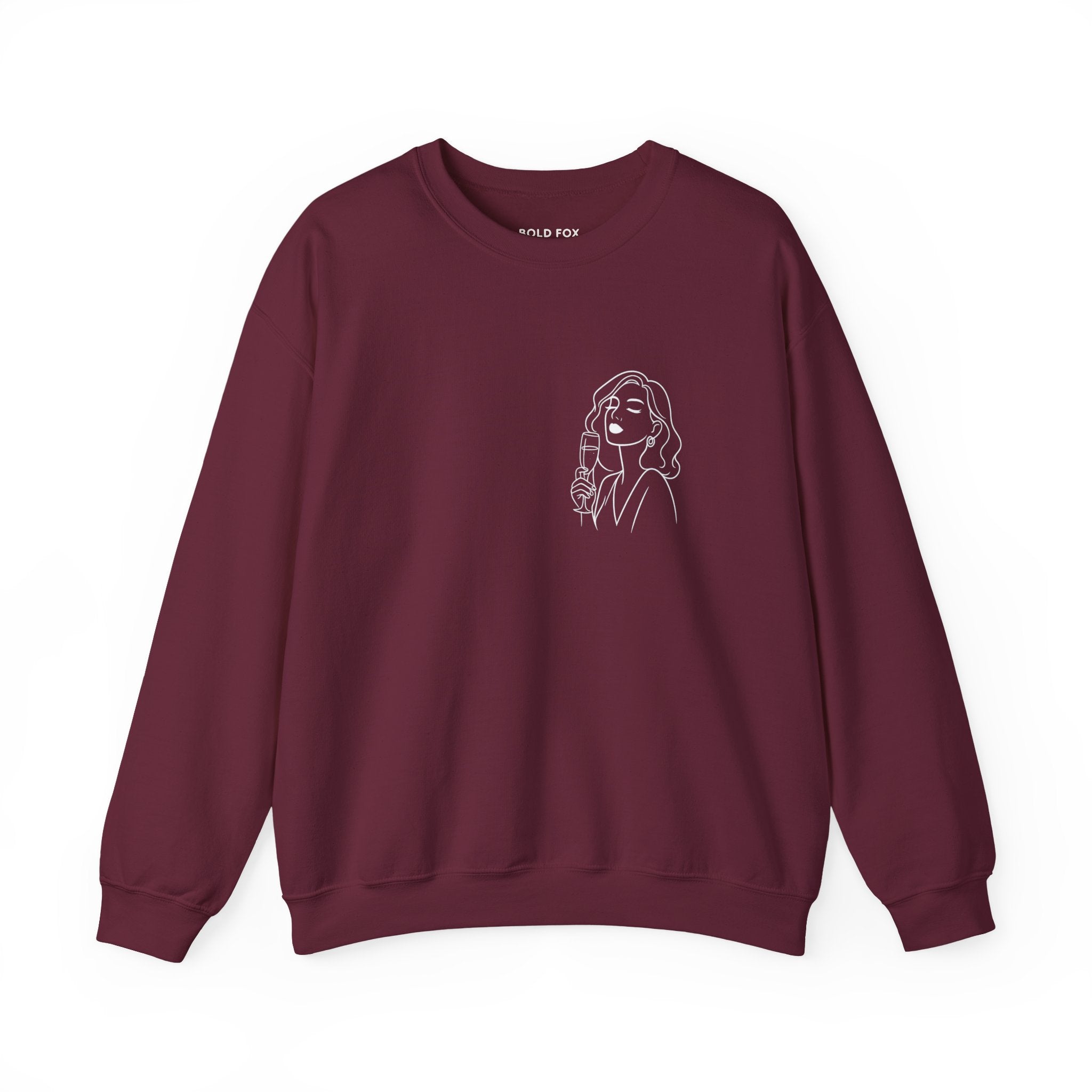 Champagne: because reality tastes better with bubbles. (US) Crewneck Sweatshirt