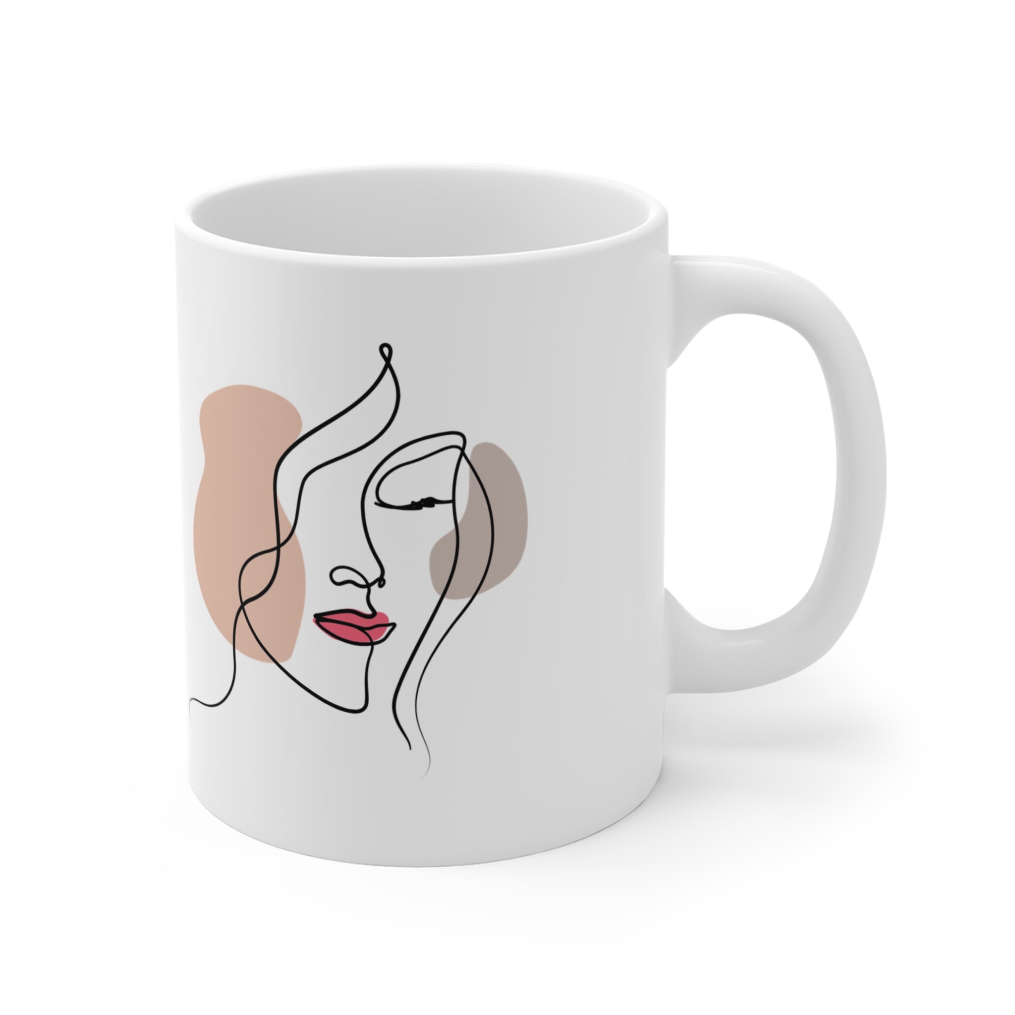 "Strong women aren`t loud. The`re simply not asking for permission" Mug (US) 11oz Ceramic