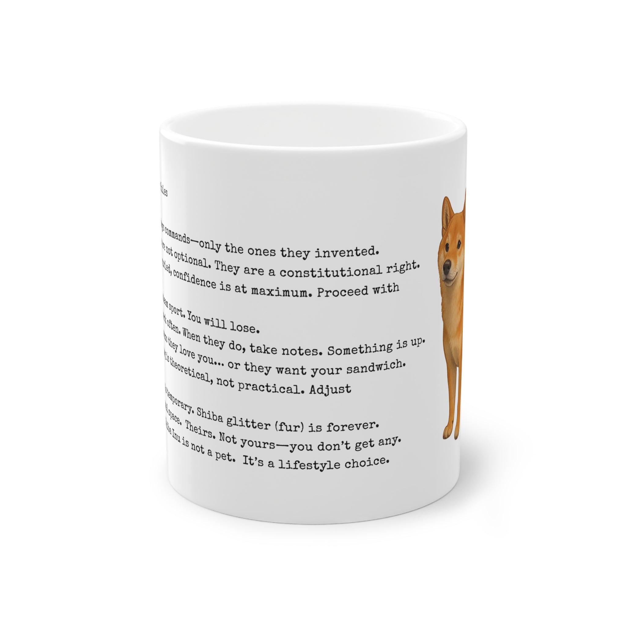 Shiba Inu Owner Rules Mug (EU) 11oz Ceramic