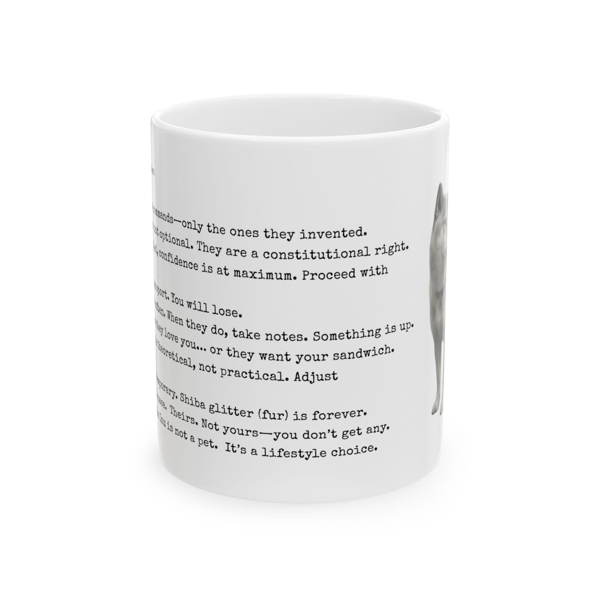 Shiba Inu Owner Rules_1 - Mug (11oz & 15oz)
