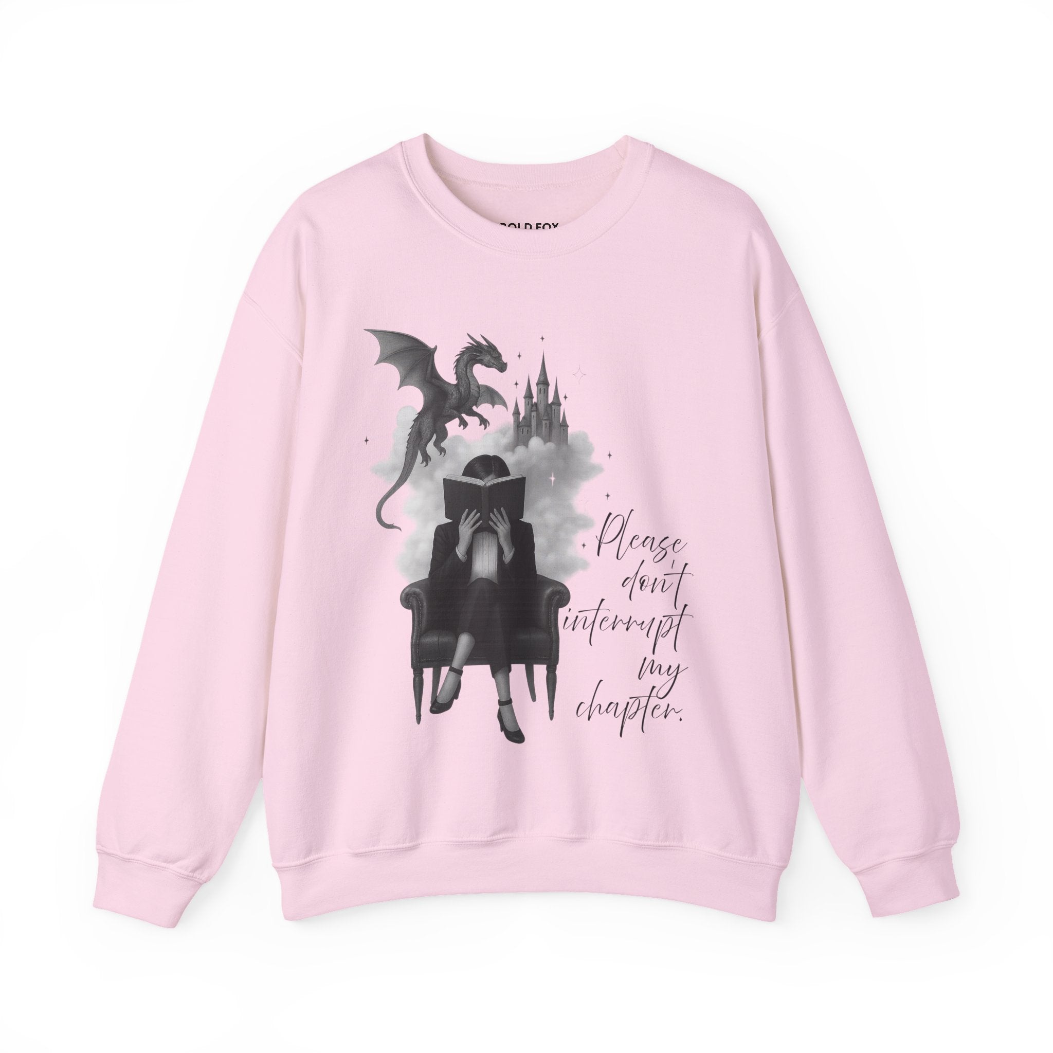 "Please don`t interrupt my chapter" (2) (US) Crewneck Sweatshirt