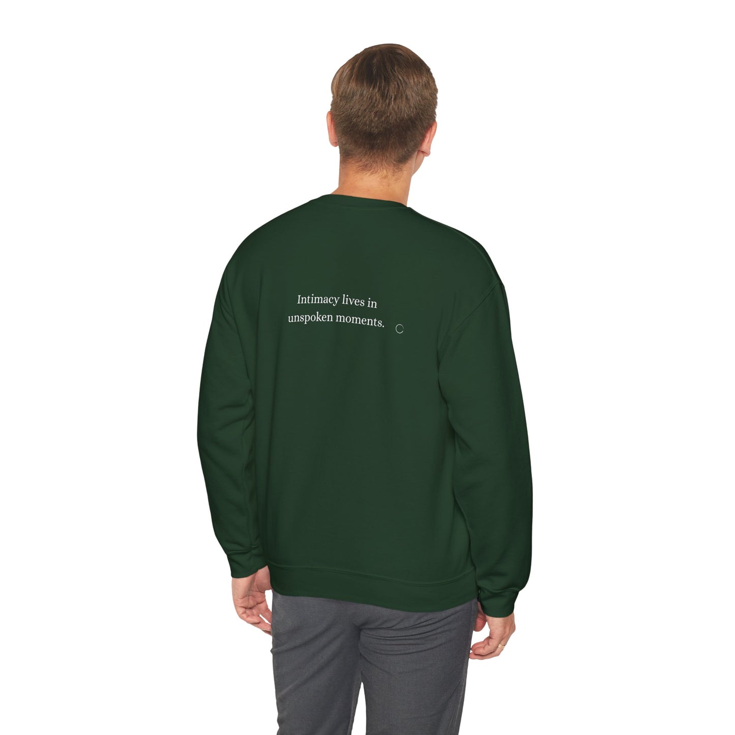 Intimacy lives in unspoken moments. Sweatshirt (EU)