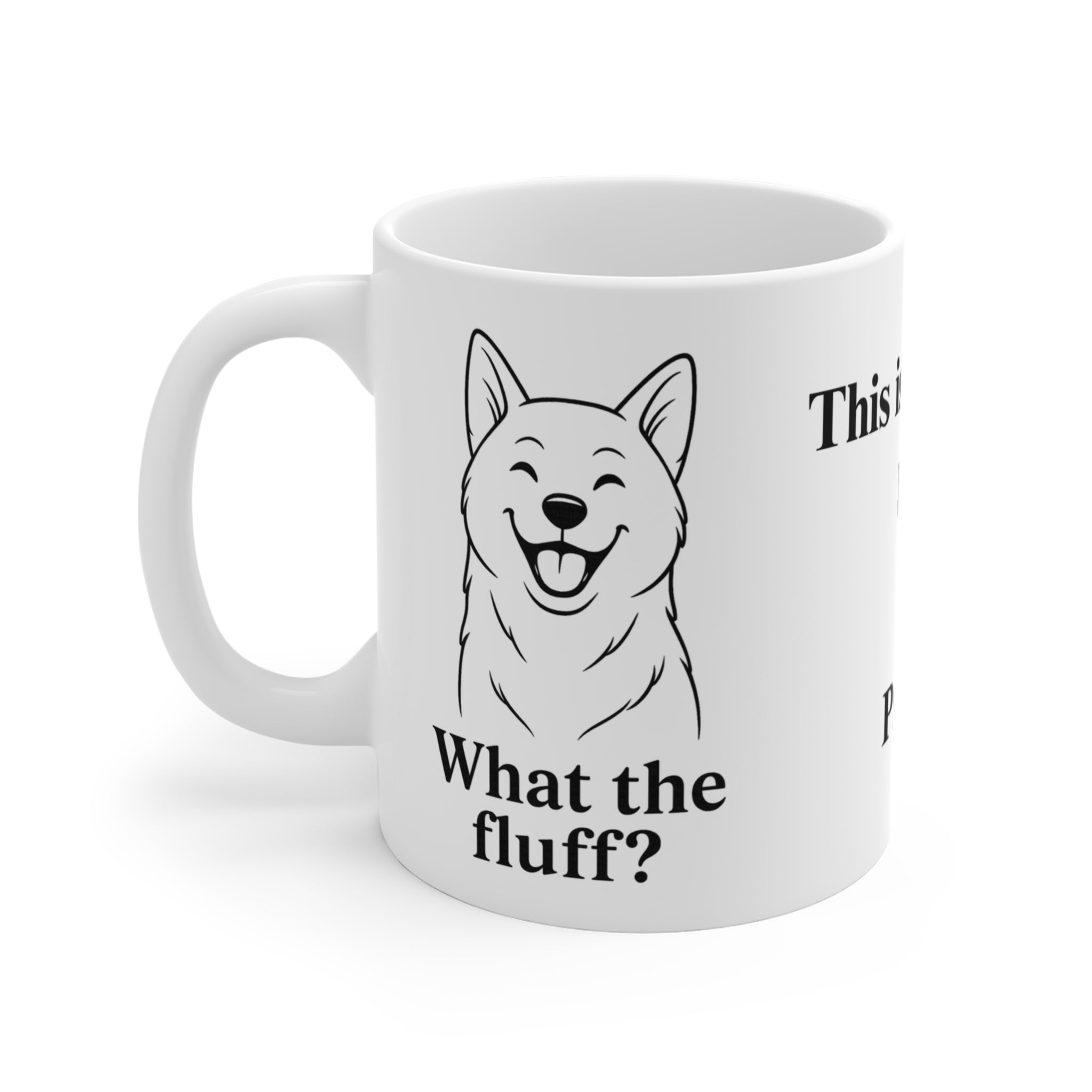 "What the fluff?" SHIBA Mug  (US Version) 11oz Ceramic