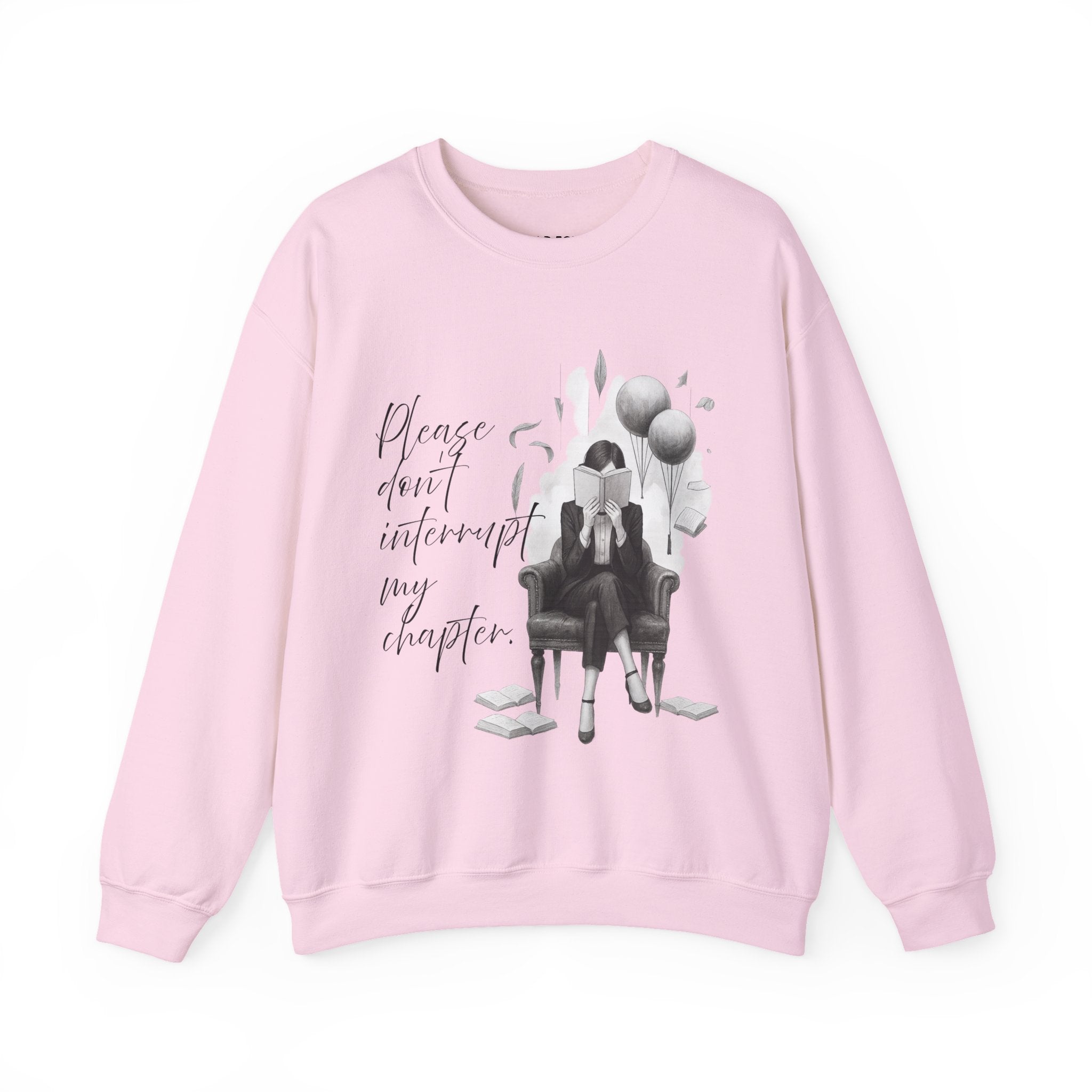 "Please don`t interrupt my chapter" (1) (EU) Crewneck Sweatshirt