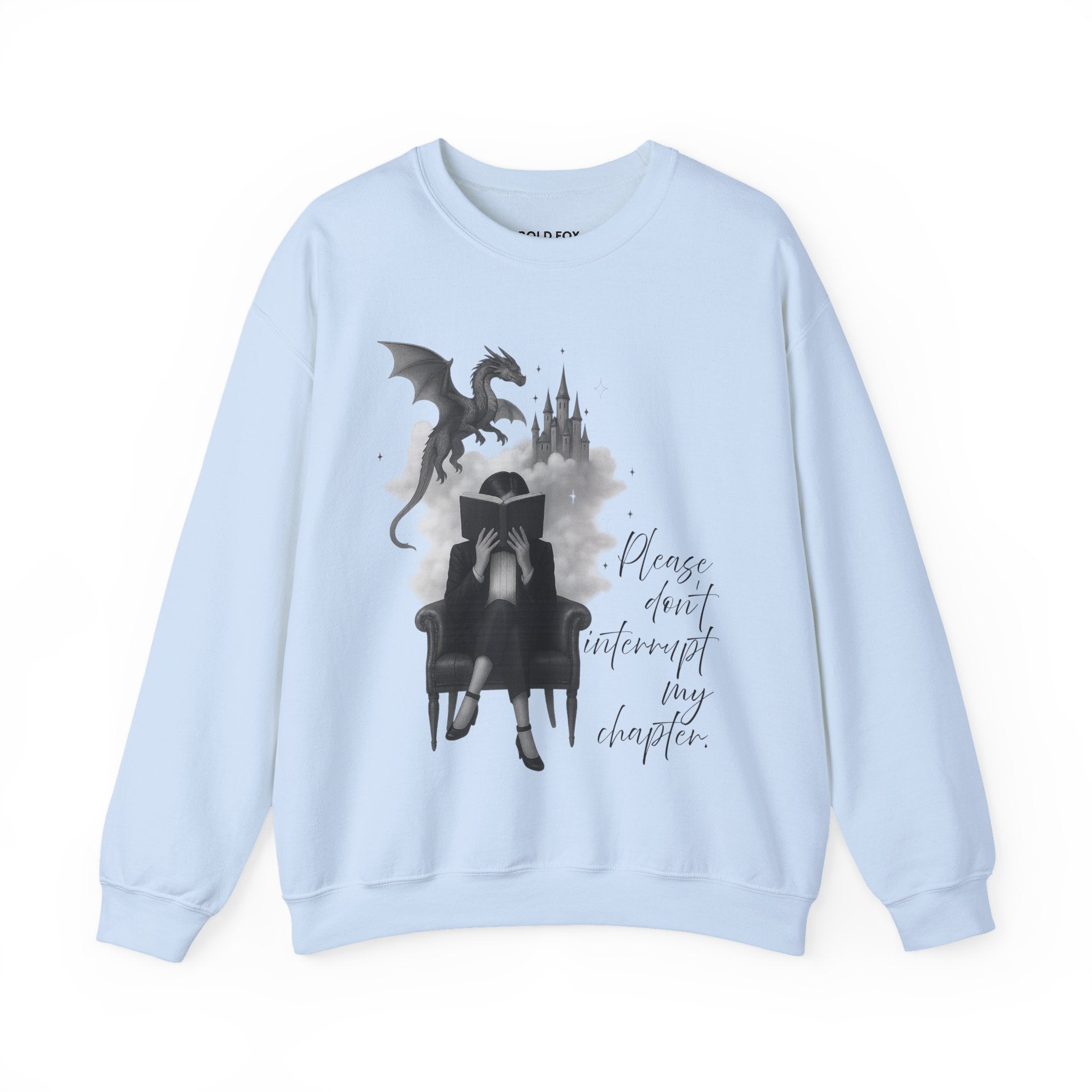 "Please don`t interrupt my chapter" (2) (US) Crewneck Sweatshirt