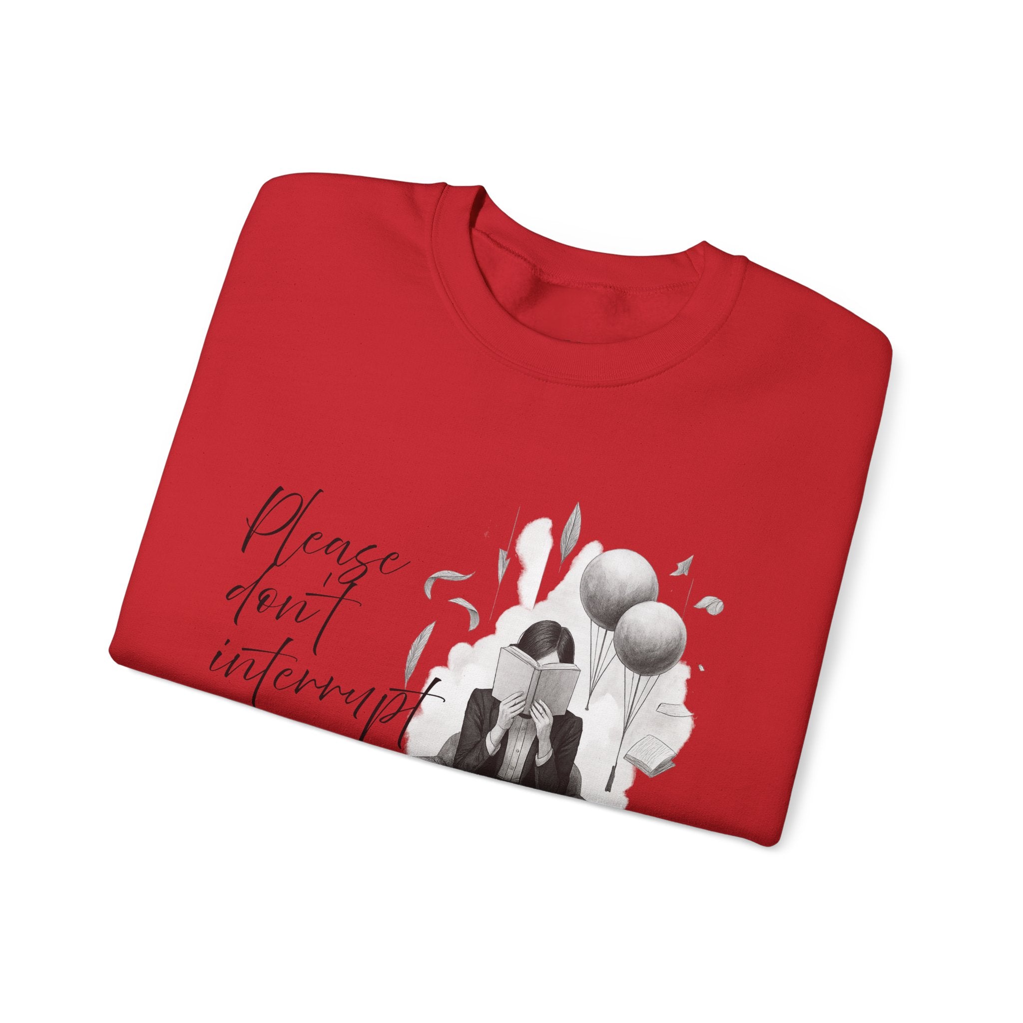 "Please don`t interrupt my chapter" (1) (EU) Crewneck Sweatshirt