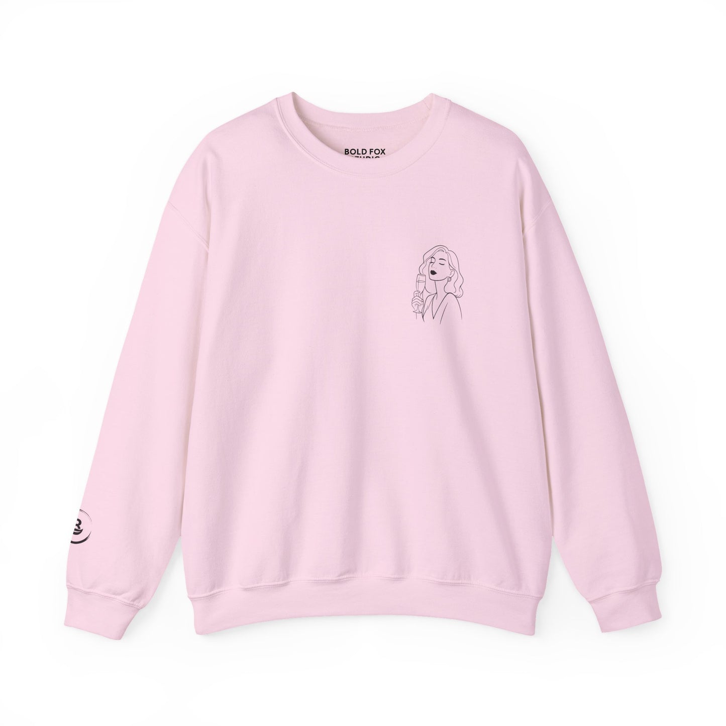 Champagne: because reality tastes better with bubbles. Sweatshirt