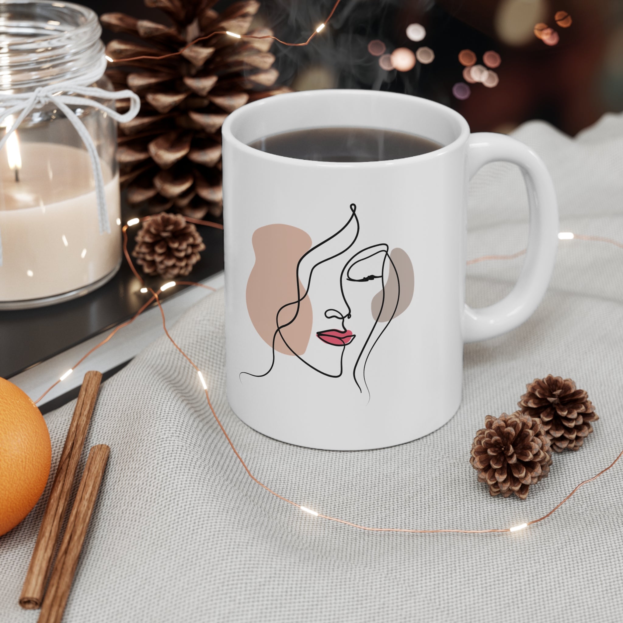 "Strong women aren`t loud. The`re simply not asking for permission" Mug (US) 11oz Ceramic