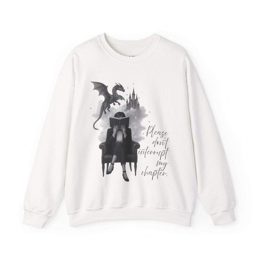 "Please don`t interrupt my chapter" (2) (EU) Crewneck Sweatshirt