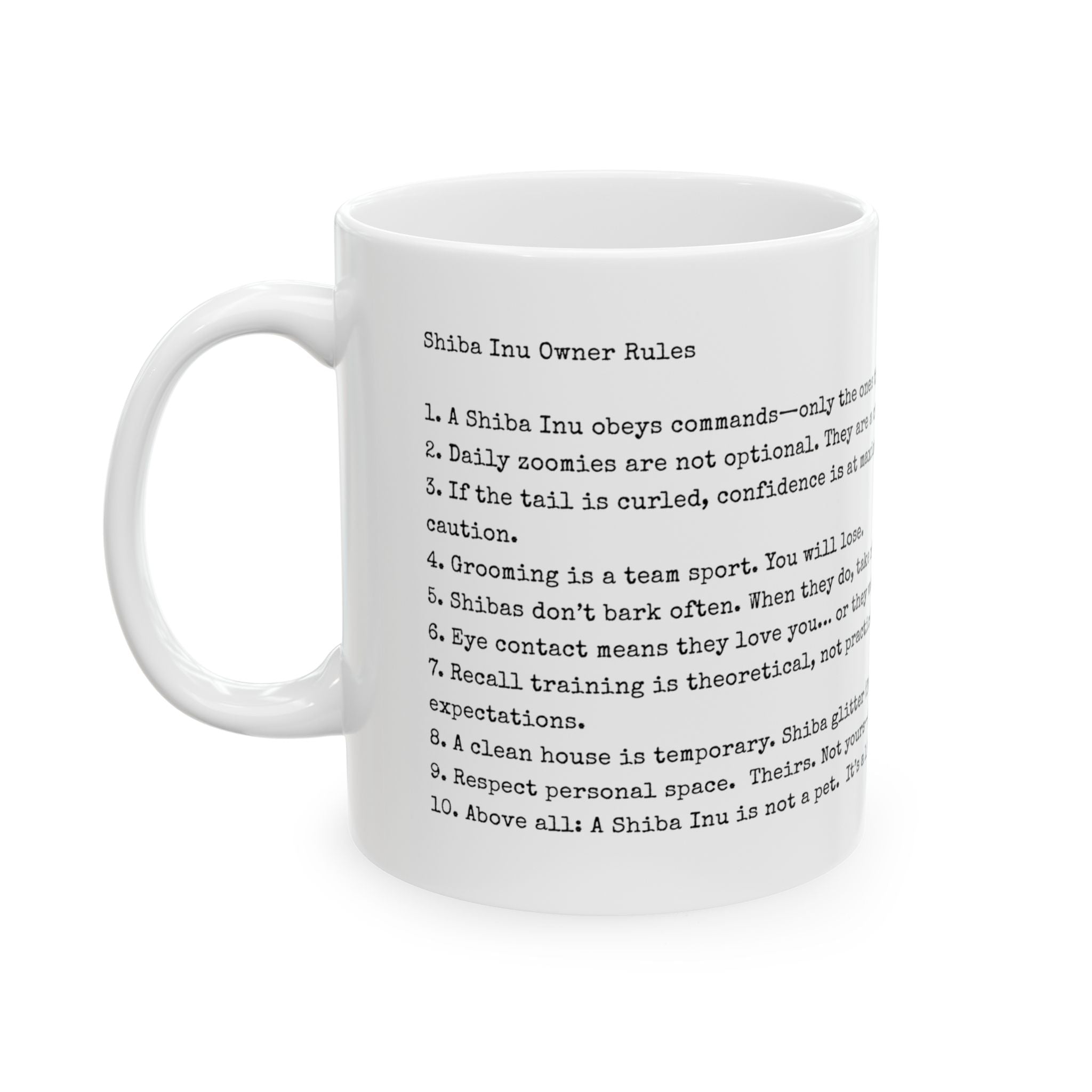Shiba Inu Owner Rules_2 - Mug (11oz & 15oz)