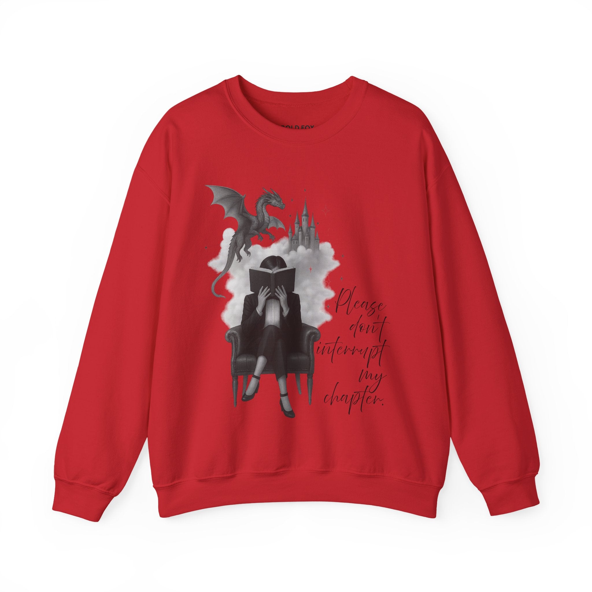 "Please don`t interrupt my chapter" (2) (US) Crewneck Sweatshirt