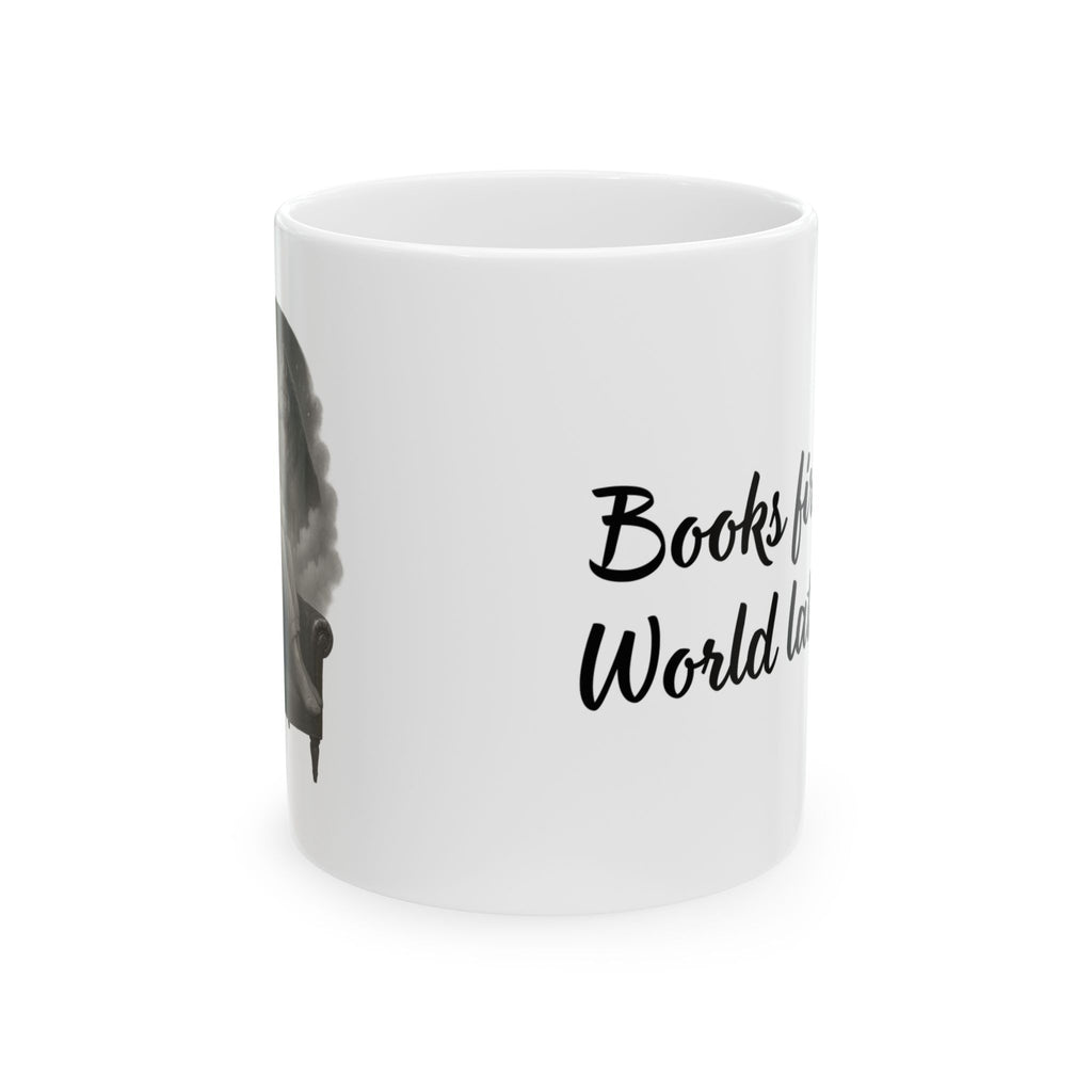 Fantasy Books, Wolves – Inspirational Reader Mug (11oz & 15oz)