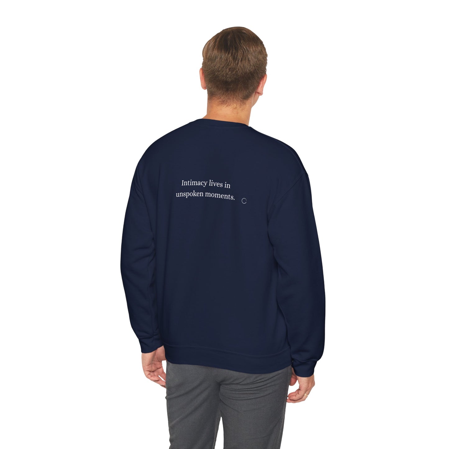 Intimacy lives in unspoken moments. Sweatshirt (EU)