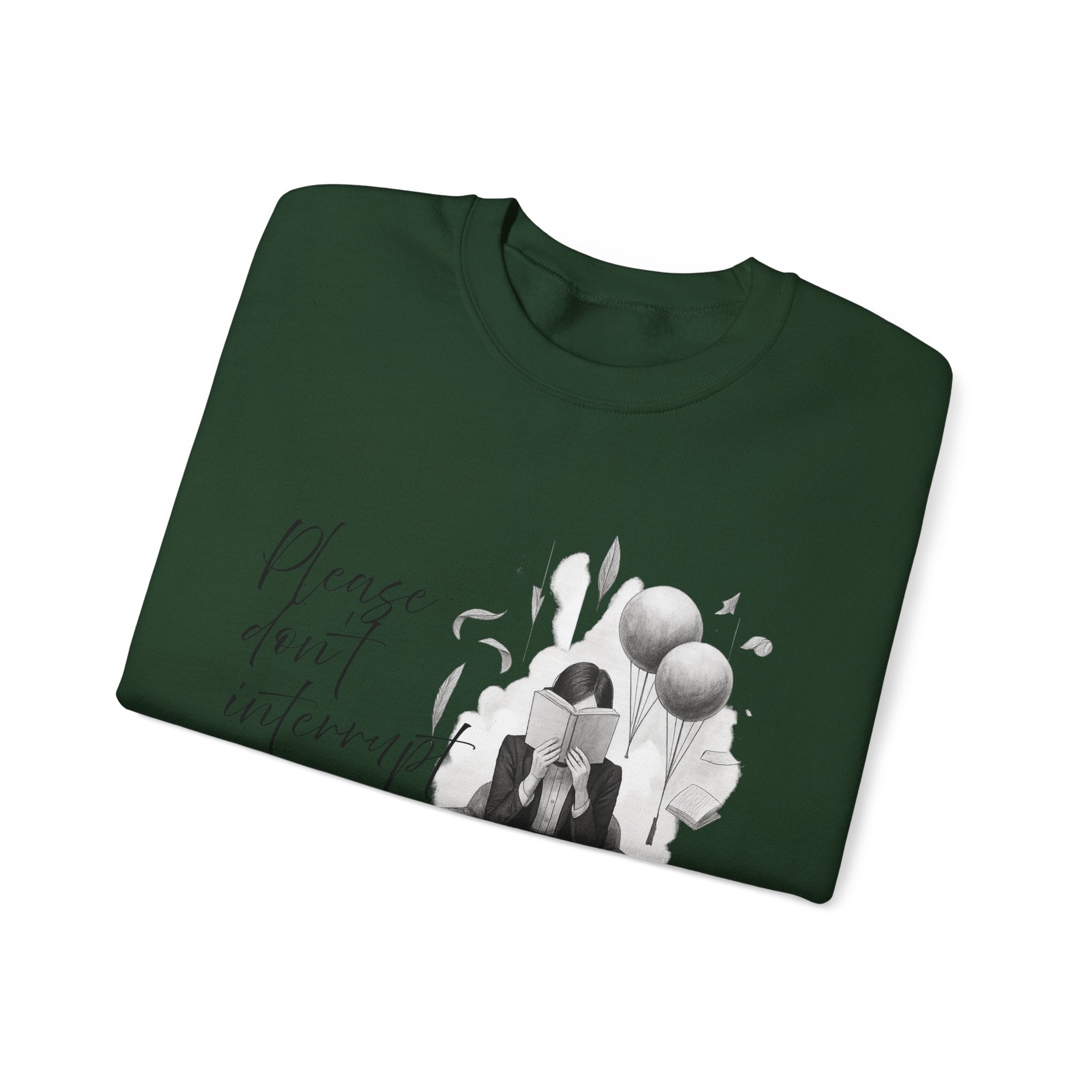 "Please don`t interrupt my chapter" (1) (EU) Crewneck Sweatshirt