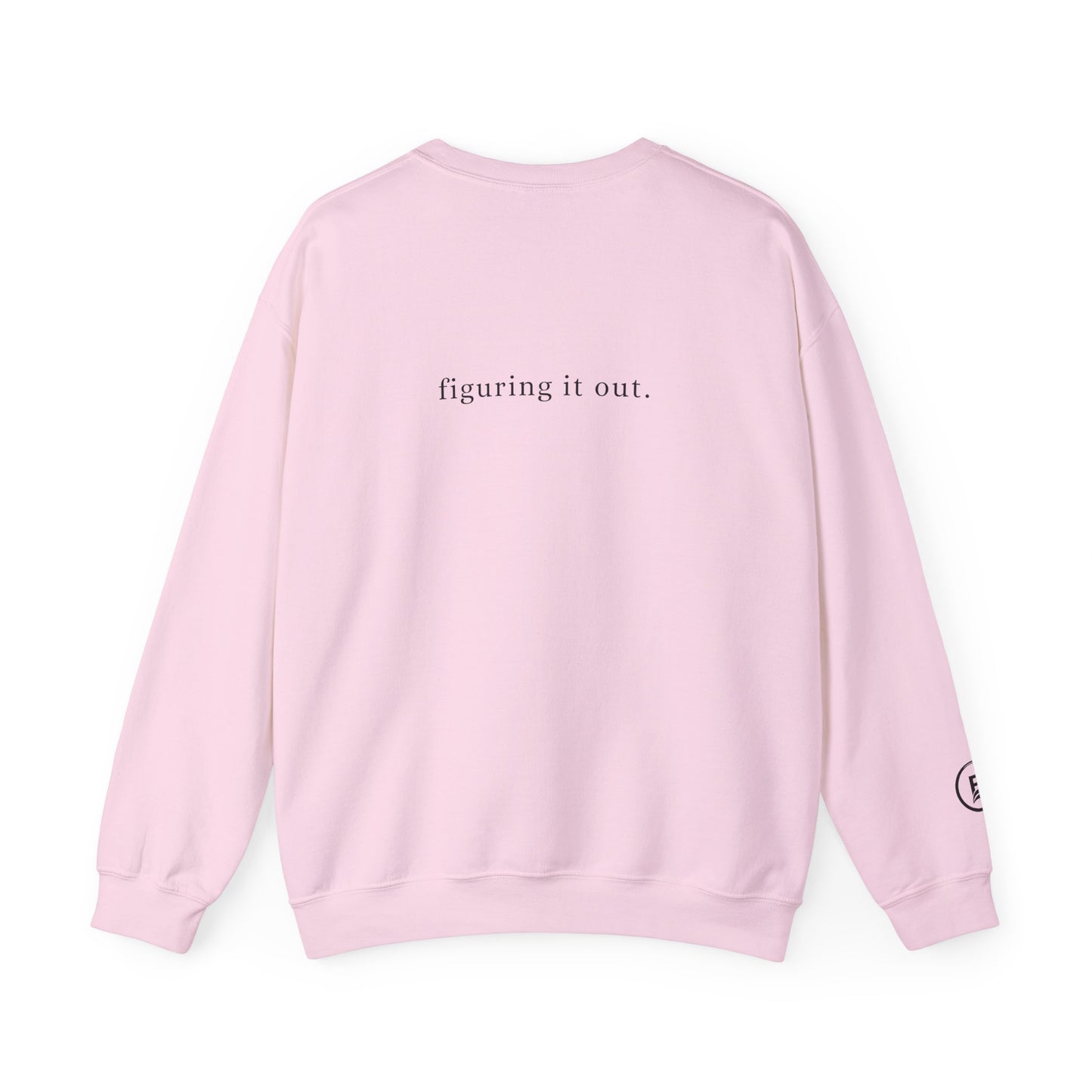 Still figuring it out. Crewneck Sweatshirt