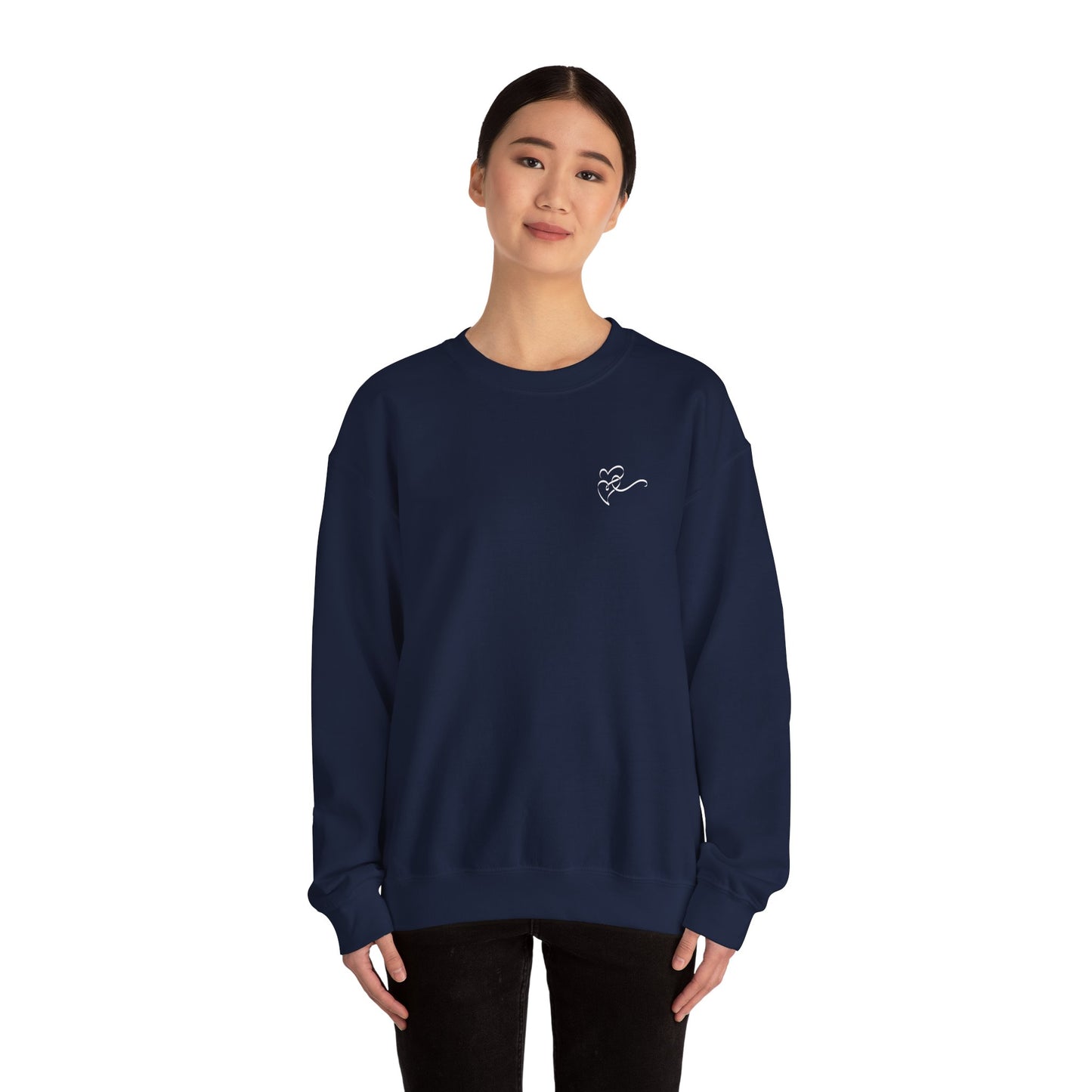 Love landed quietly, and stayed. Sweatshirt (EU)