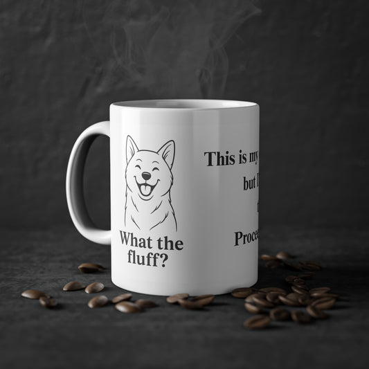 "What the fluff?" SHIBA Mug (EU) 11oz Ceramic