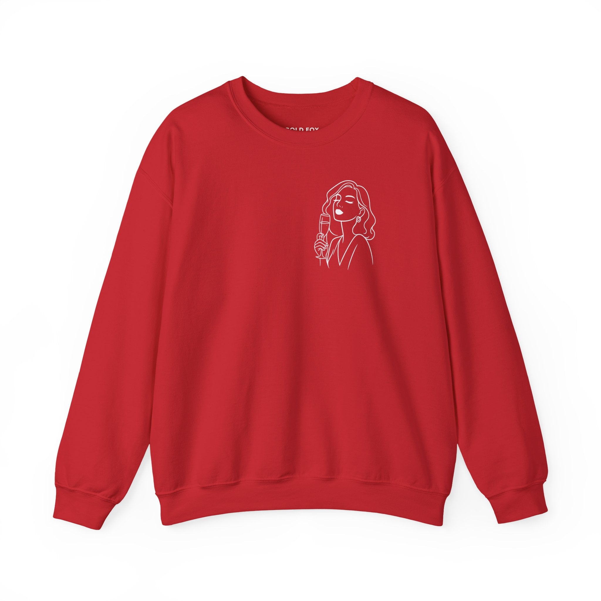 Champagne: because reality tastes better with bubbles. Sweatshirt (EU)